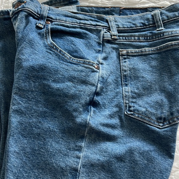 WRANGLER JEANS SIZE 34 X 32  99% COTTON 1% ELASTANE MACHINE WASH COLD DRY LOW - Picture 6 of 7